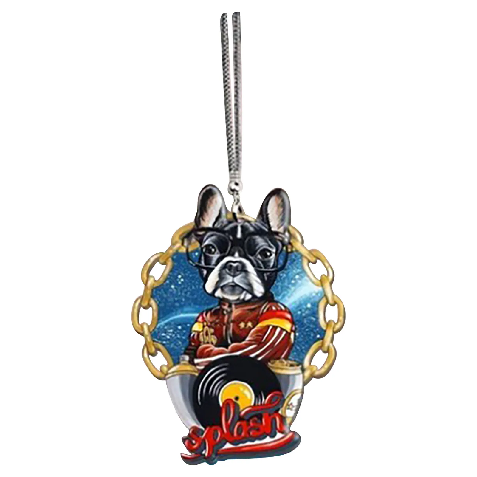 

3D Cute Car Dog Pendant Ornaments Hanging Ornament Decors With a seat Decoration decoracin de habitacin