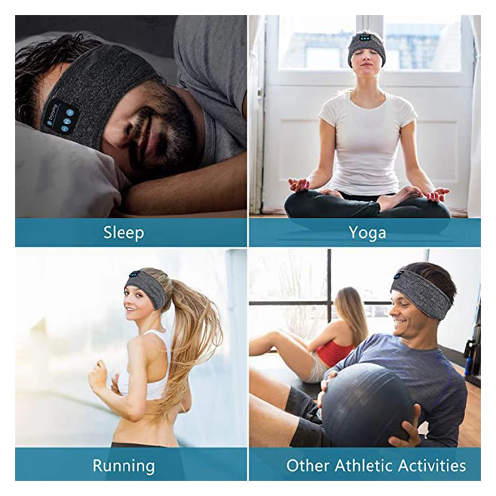 

Bluetooth 5.0 Smart Music Sleep Mask for Eyes Patches Headwear Eyes Bandage Sleeping Masks Cotton Relaxing Extension Sports Run