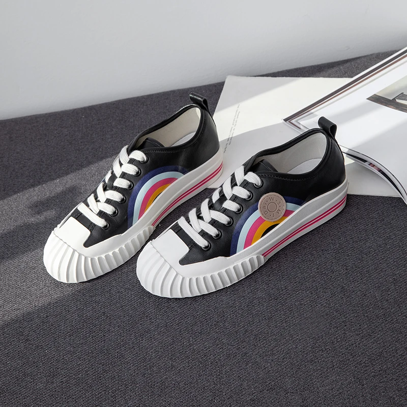 Туфли Mezereon женские из спилка удобная повседневная обувь плоская подошва модные