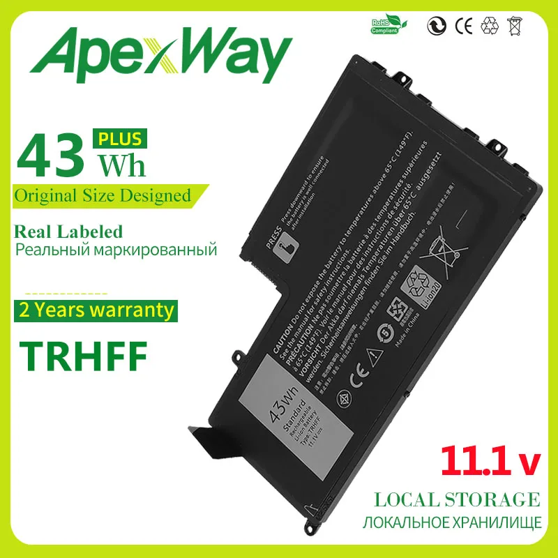 

ApexWay 11.1V 43wh TRHFF New Battery For Dell Inspiron 5547 5545 5548 5447 5445 5448 14-5447 15-5547 3450 3550 1V2F6 01V2F