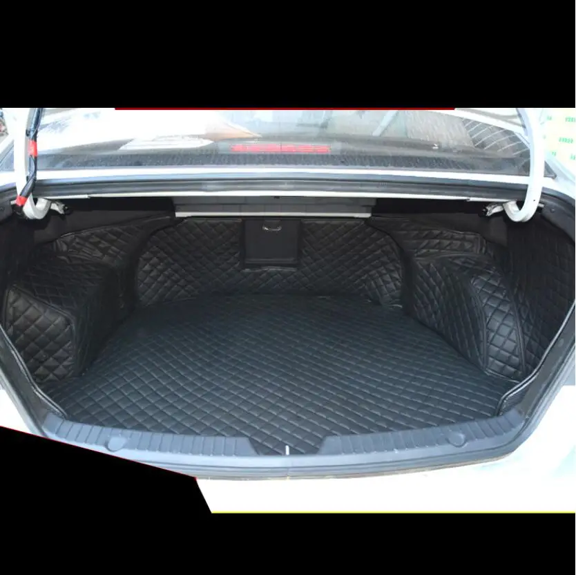 Кожаный коврик для багажника автомобиля hyundai sonata подкладка груза 2009 2010 2011 2012 2013 2014