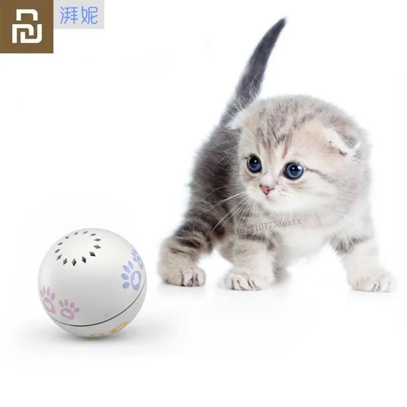 Xiaomi Petoneer Pet Smart Companion игрушка для кошки в виде шара Встроенная кошачья коробка неправильная прокрутка забавный кот артефакт Умная игрушка для домашних животных