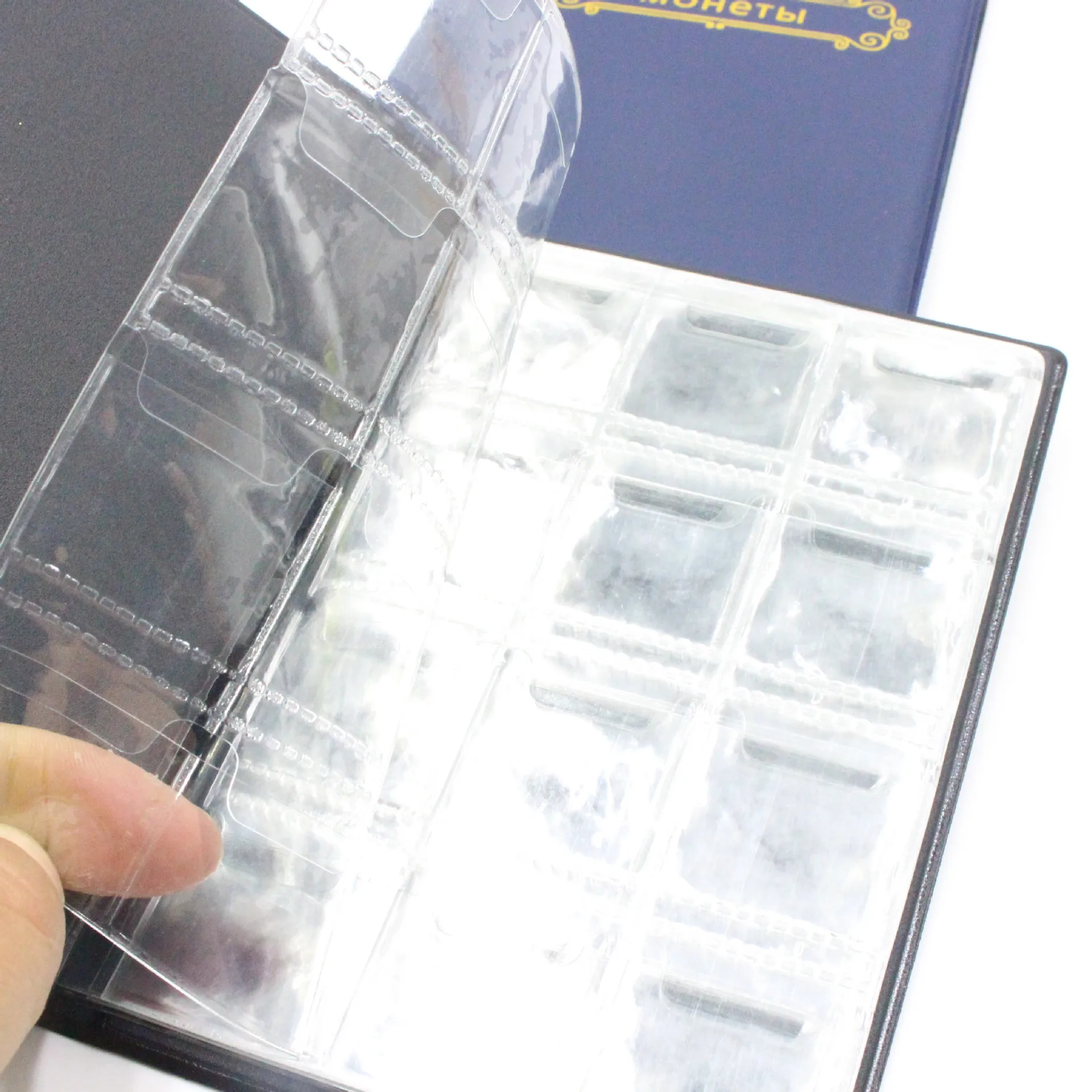 Ретро пвх альбом для монет 120 Коллекция Книга памятные Обложка в русском стиле