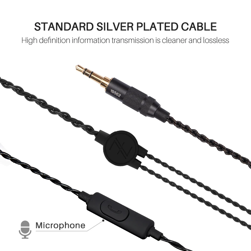 TFZ T1s вкладыши Наушники С микрофоном Проводная гарнитура с стерео бас