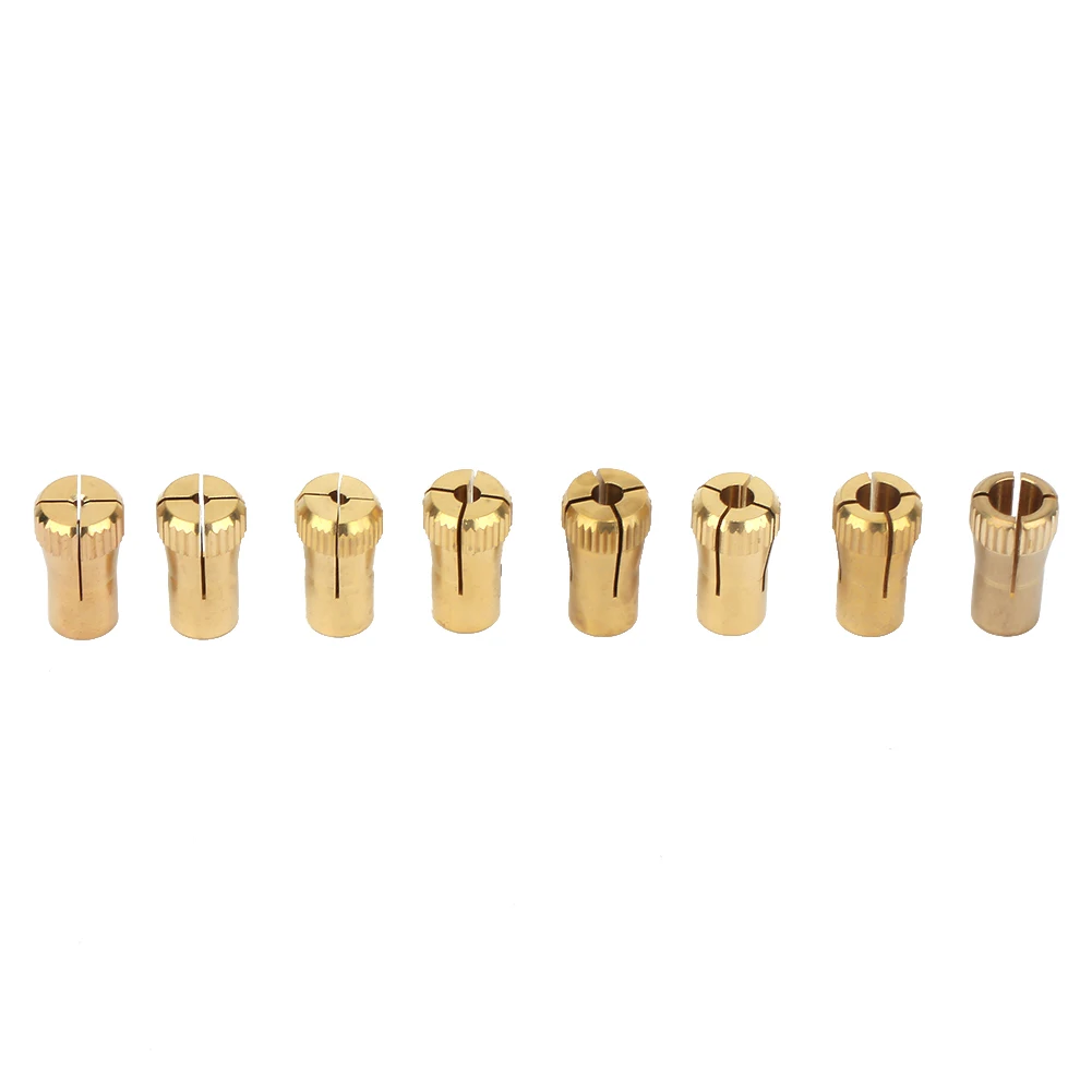 

Z061 Zinc Brass Mini Chuck / Small Collet Drill Bit Collet Chuck Set 1/2/2.5/3/3.5/4/5/6mm
