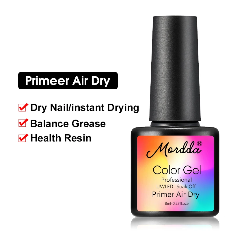 Primer Air Dry ROHWXY 8 мл УФ-Гель-лак замачиваемый Гель-лак для ногтей 60 цветов Vernis Nude Гель-лак для ногтей - Цвет: Primer Air Dry