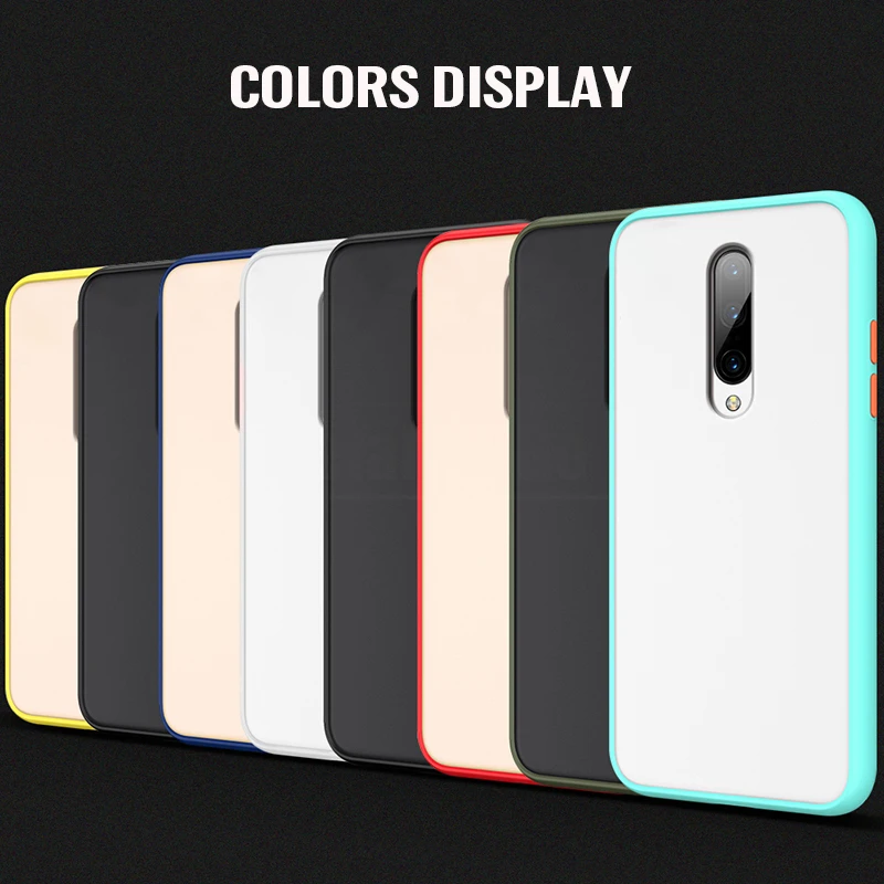 Матовый сенсорный чехол для телефона для Oneplus 7 Pro чехол силиконовая задняя крышка для One Plus 7 Pro Силиконовый противоударный чехол