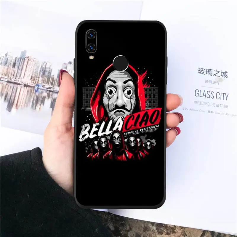 

Spain TV Money Heist House Paper Phone Case For Huawei Honor view 7a5.45inch 7c5.7inch 8x 8a 8c 9 9x 10 20 10i 20i lite pro