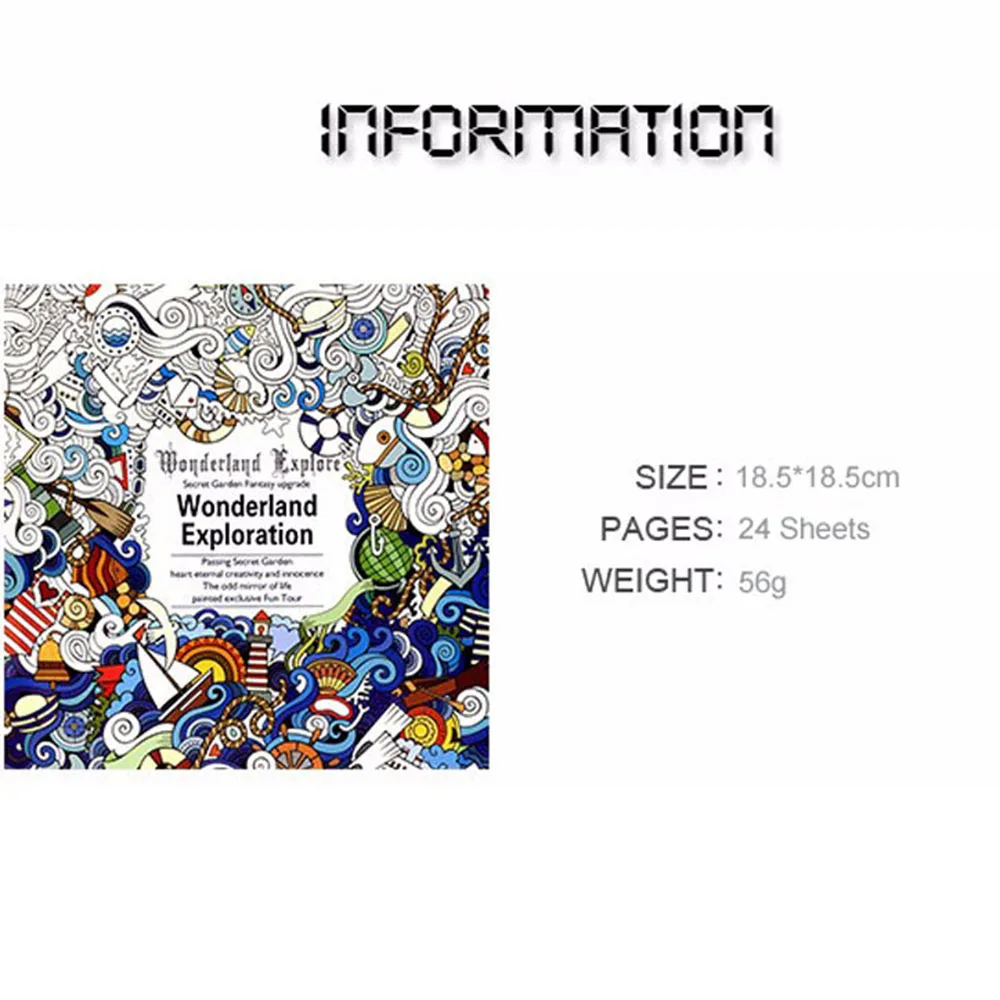 24 стр. цветок Мандала книжка раскраска для детей и взрослых снять стресс убить