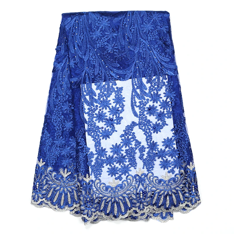 Высококачественное Кружевное французское нигерийское кружевное платье из