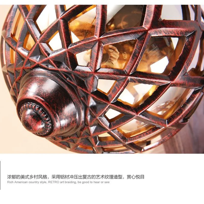 

American country led creative personality living room chandelier atmospheric wood bar restaurant chandeliers art lighting