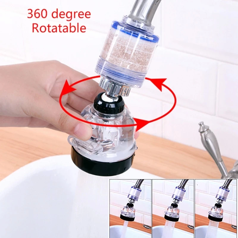 Zhangji 3 Режимы работы крана Aerator 360 Поворотный кухонный очиститель хлора