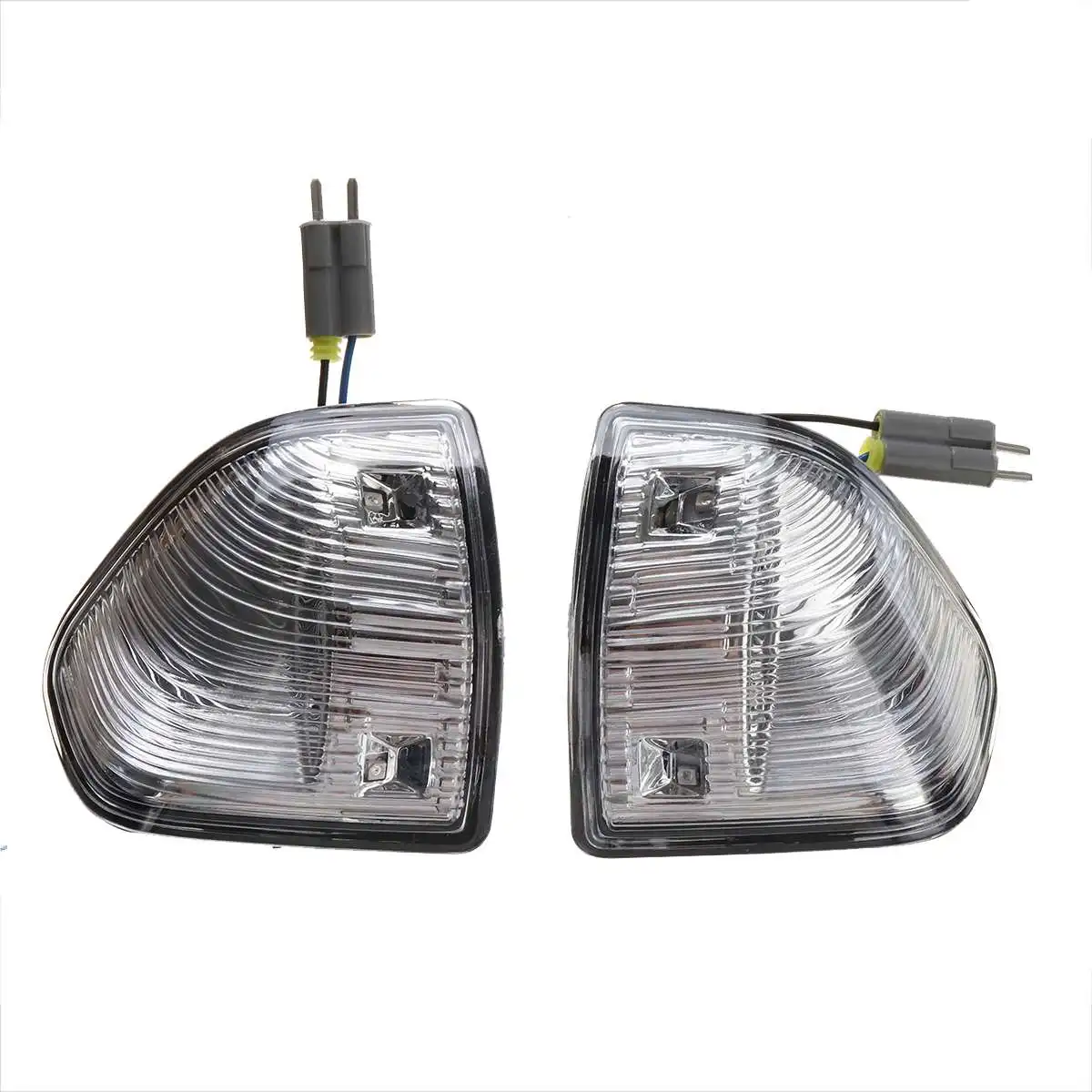 Прозрачный светодиодный указатель поворота бокового зеркала огни для Dodge Ram 1500 2500