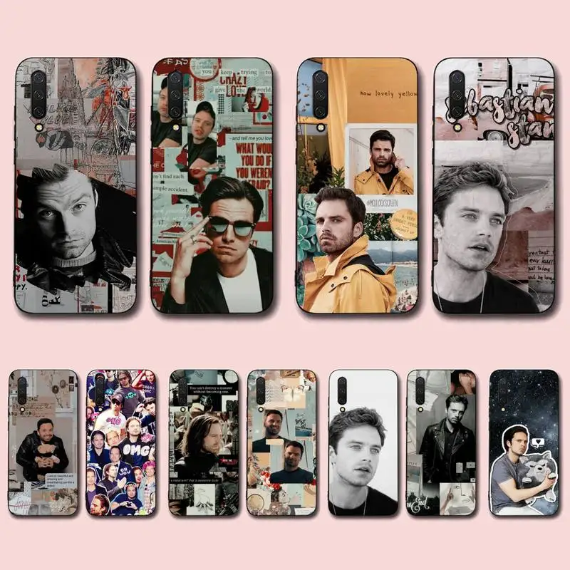 

Sebastian Stan Collage Bucky Barnes Phone Case for Xiaomi mi 5 6 8 9 10 lite pro SE Mix 2s 3 F1 Max2 3
