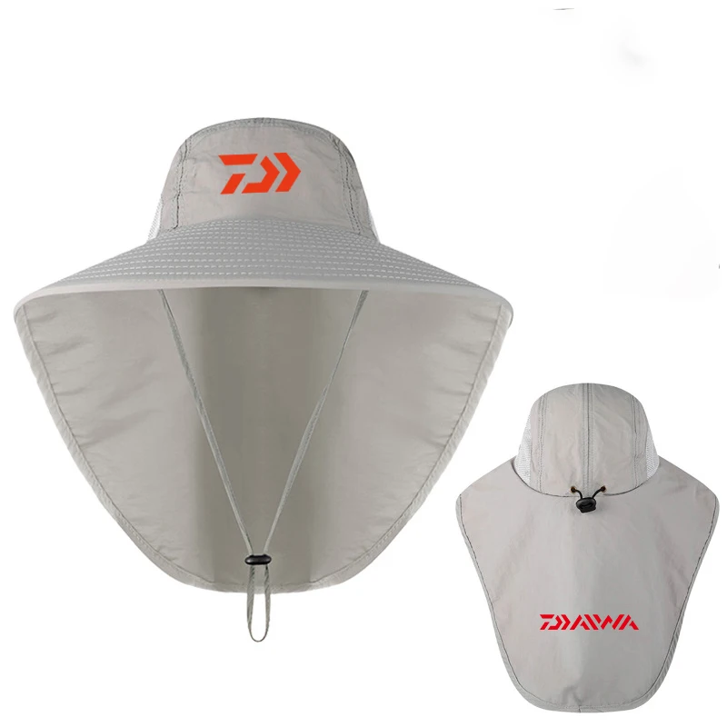 Мужская шляпа от солнца Daiwa для рыбалки с УФ-защитой универсальная скалолазания