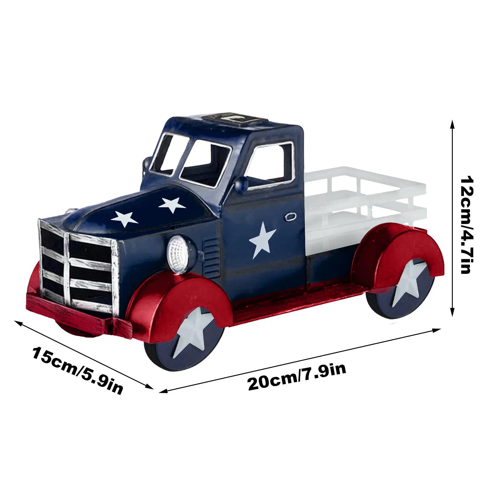 

Home Decoration Retro Style Solar Pickup Truck Home Decoration Accessories Garden Decoration Flowerpot Car Originality Hot Sale