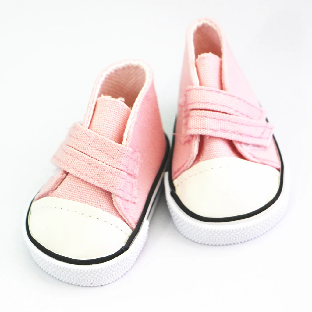 

For 18" American Doll Doll Clothes Casual Shoes Canvas Princess Shoes Sneakers