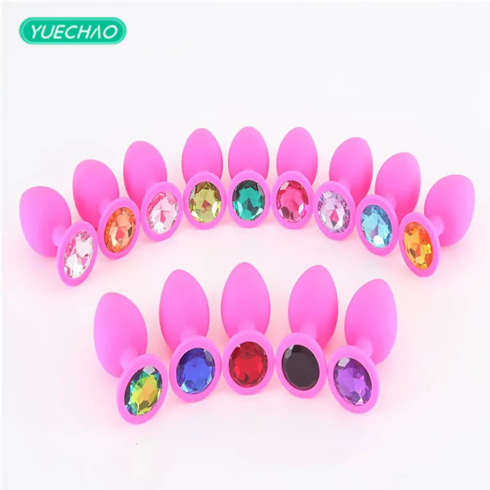 1 шт. металлическая Анальная пробка с кристаллами стразы из нержавеющей стали