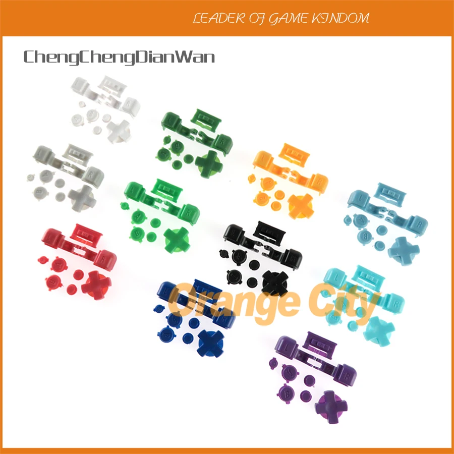 Красочные пластиковые A B выберите Пуск L R Кнопки D Pad для GBA SP полные кнопки 1