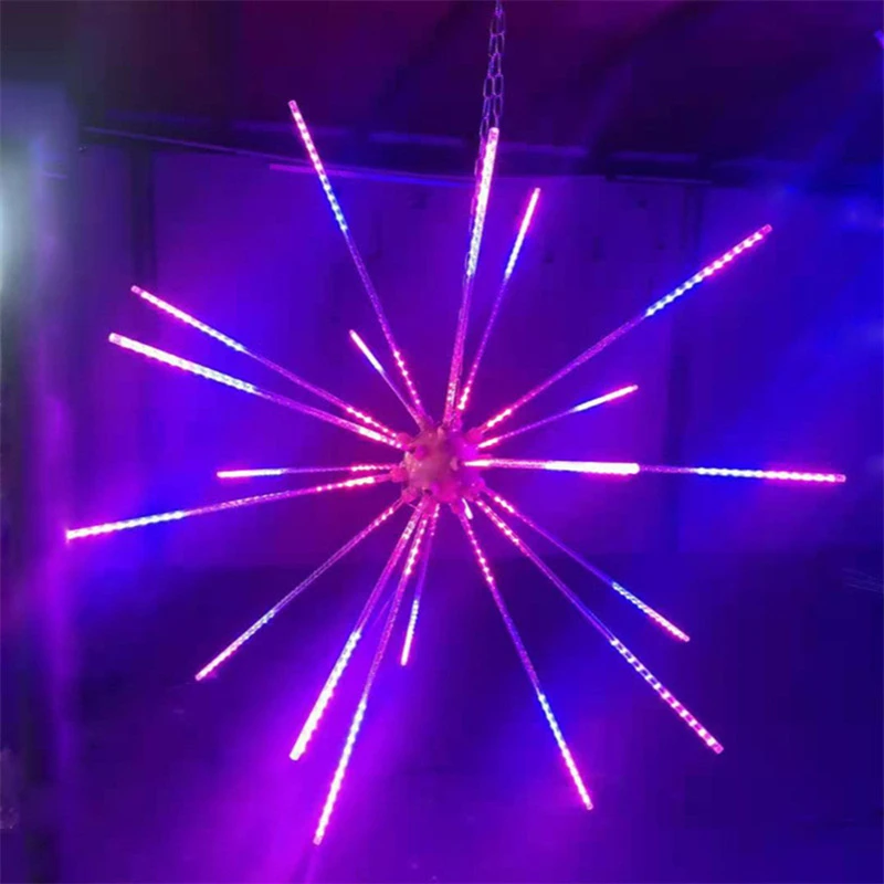 Electronic Firework Light Fireworks LED Strip Light RGB Festoon Fairy Light Music Control Meteor Lamp Marquee Home Wedding Xmas