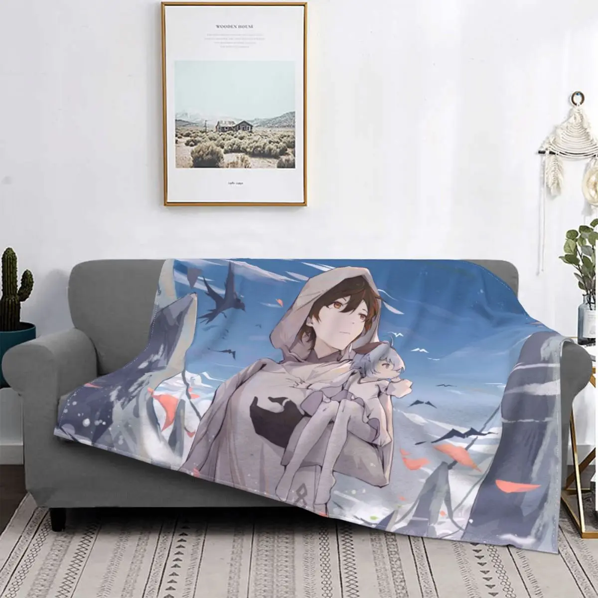 

Ударный ковер для видеоигр Genshin, популярное одеяло для кровати, Роскошное Одеяло, фланелевое одеяло