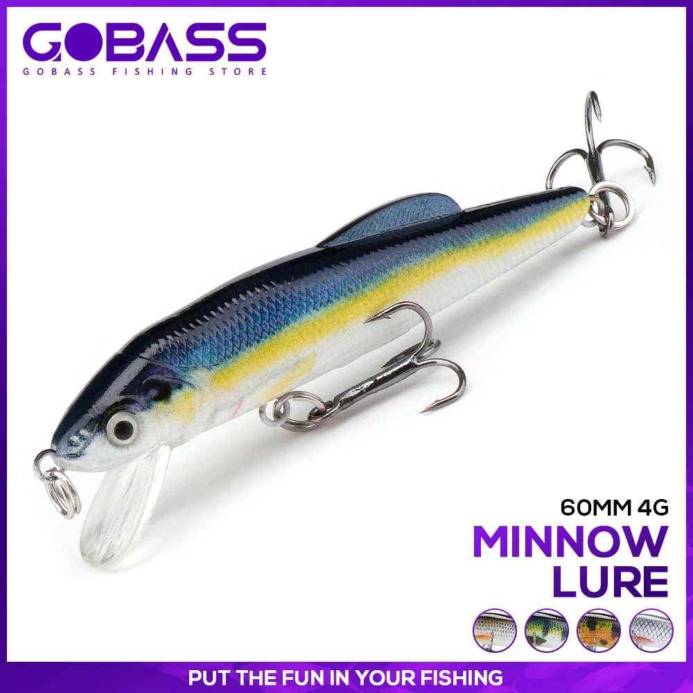 

Приманка рыболовная GOBASS Jerkbait, 6 см, 4 г