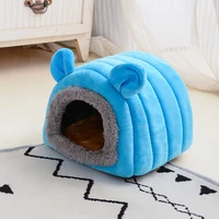 guinea pig hamster bed cave warm cozy house bedding nest wfleece washable mini house hideout cage for small pet