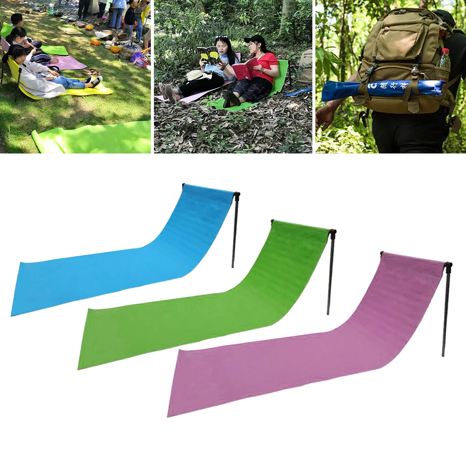 

Beach Ground Mat Lightweight Foldable For Outdoor Sunbathing Beach Bed Cot