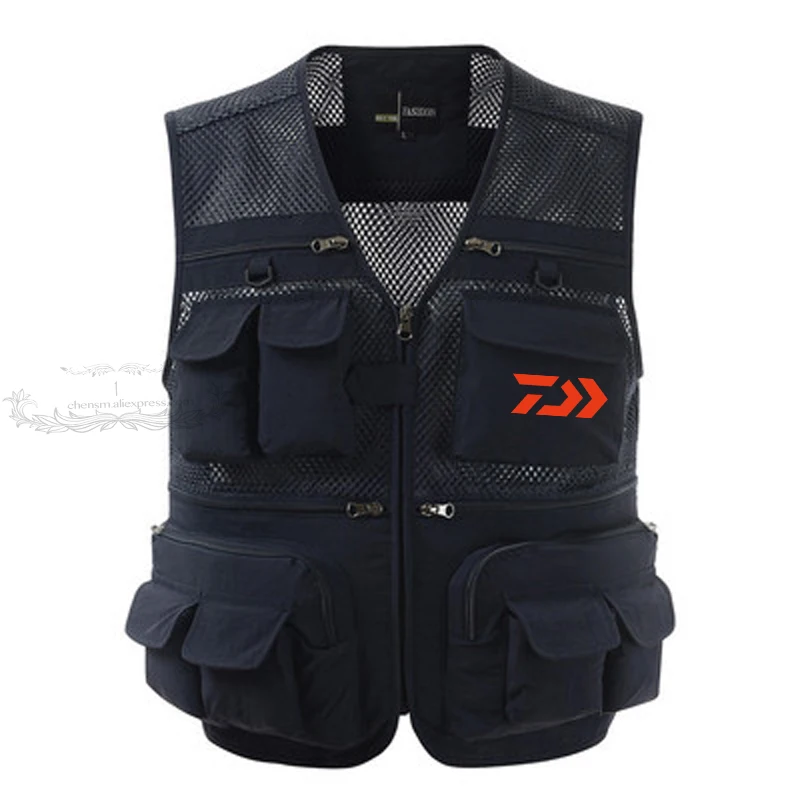 

New Outdoor Multi-Function Novelties Daiwa Clothing Man Jacket Fly Fishing Vest Men & Women Camping Breathable Mesh Fishing