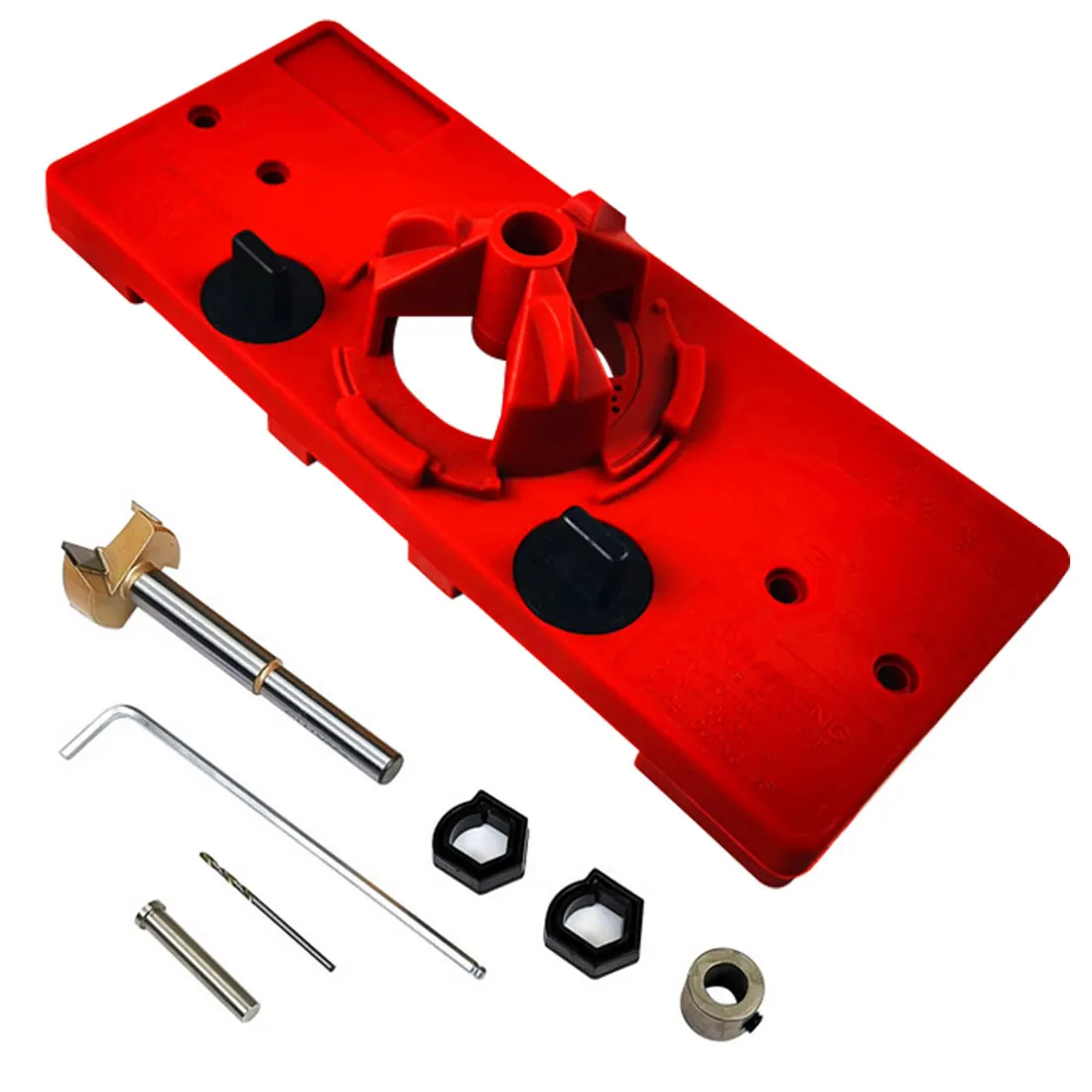 

35Mm Concealed Woodworking Hole Opener Cup Style Hinge Jig Boring Hole Drill Door Hinge Locator Woodworking Diy Tools 35 Hinge