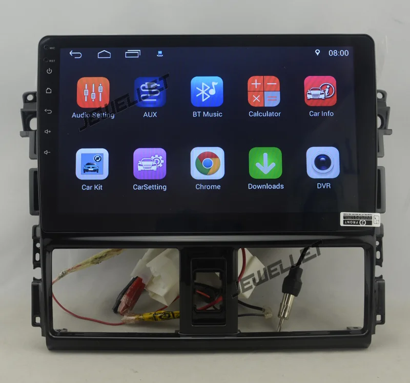 10 1 &quotчетырехъядерный 2.5D ips экран Android Автомобильный gps Радио навигатор для Toyota Vios