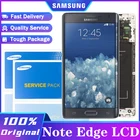 Оригинальный дисплей Super AMOLED 5,6 дюйма с рамкой для samsung Galaxy Note 4 Edge, N915, N9150, N915F, ЖК-дисплей с сенсорным экраном, дигитайзер