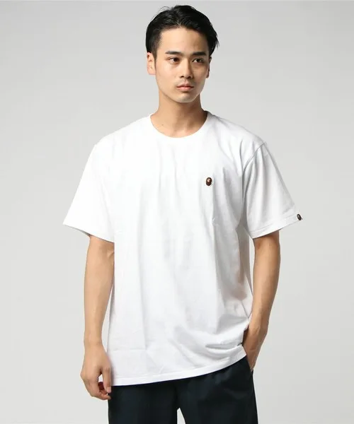 

2021 minimalist design all-match classic men's T-shirt solid color bottoming shirt for men and women cotton bape T-shirt
