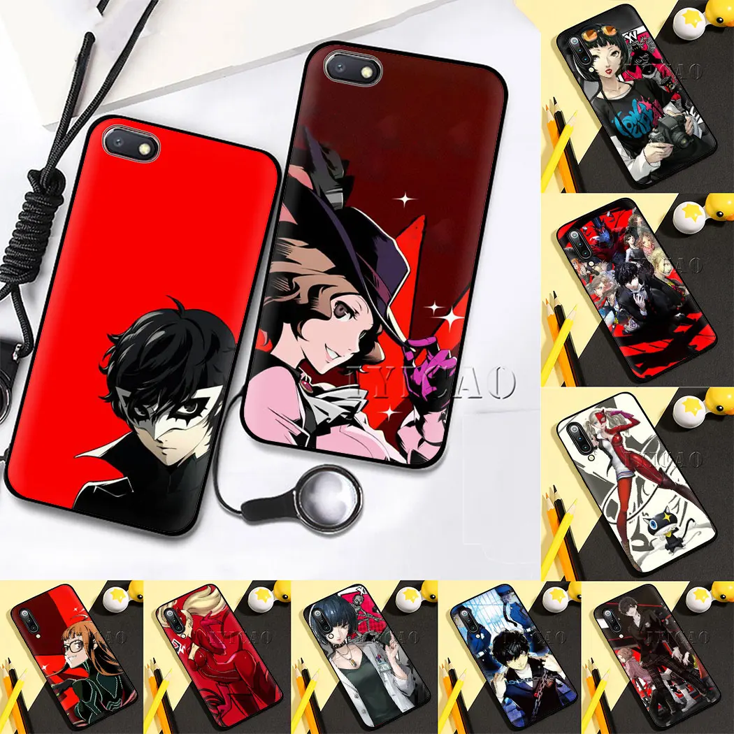 Persona 5 &quot Джокер мягкий чехол для телефона Xiaomi Mi на возраст 6 8 9 SE Honor Lite Pro F1 A1 2 5X