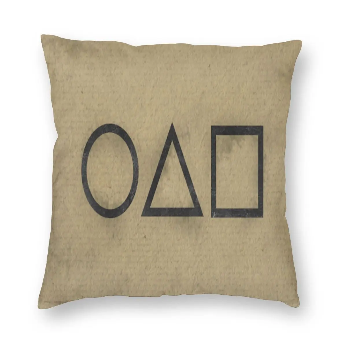 

Squid Game Card Circle Triangle Square Pillowcase Double-sided Printing Polyester Cushion Cover Gift Throw Pillow Case Cover