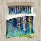 Комплект постельного белья с цветами, 23 шт., домашний текстиль