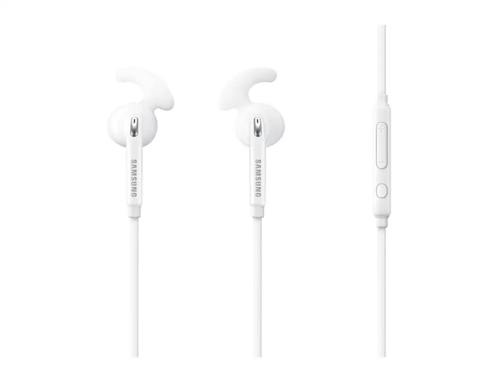 WHITE Для samsung EO-EG920, проводные наушники с микрофоном, дистанционное управление, громкость, спортивные стерео наушники для samsung Galaxy S6, S7 edge, S8, S9 - Цвет: WHITE