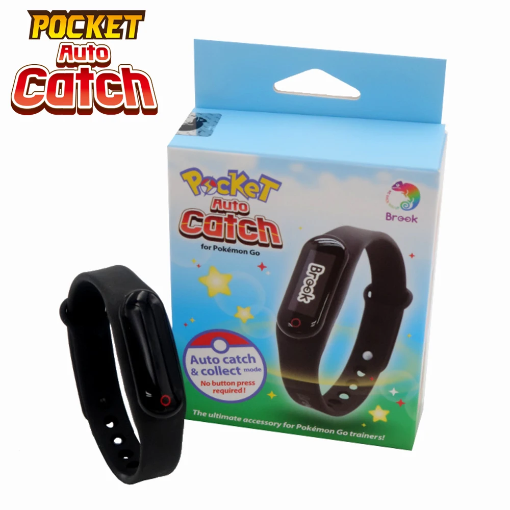 2 шт./лот смарт-браслет Datel Go-Tcha Evolve Pocket Auto Catch для Bluetooth наручный браслет для Pokemon GO для IOS12/Android8.0