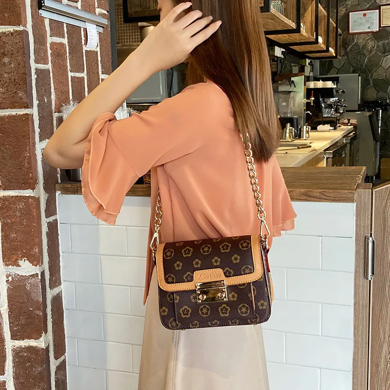 

Classical Printing Chain Crossbody Bag for Women Luxury Handbags Women Bag Genuine Leather Purses and Handbags Luis Vuiton Cc