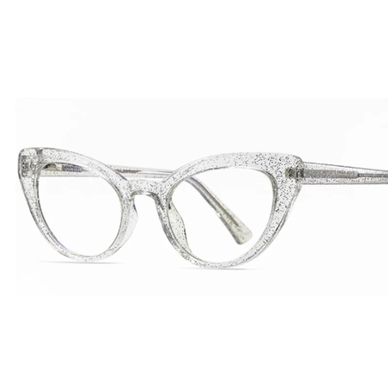 Очки с защитой от синего света прозрачные зеркальные модные женские очки