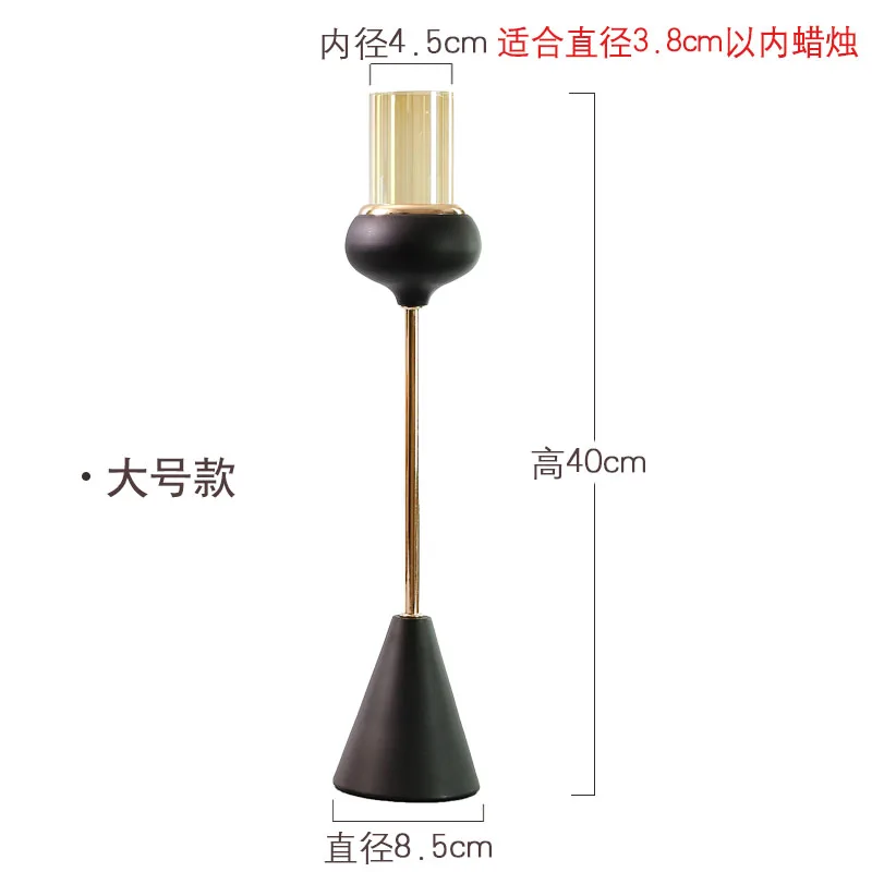 Персонализированными Европейской обеденный стол Стекло подсвечник Nordic