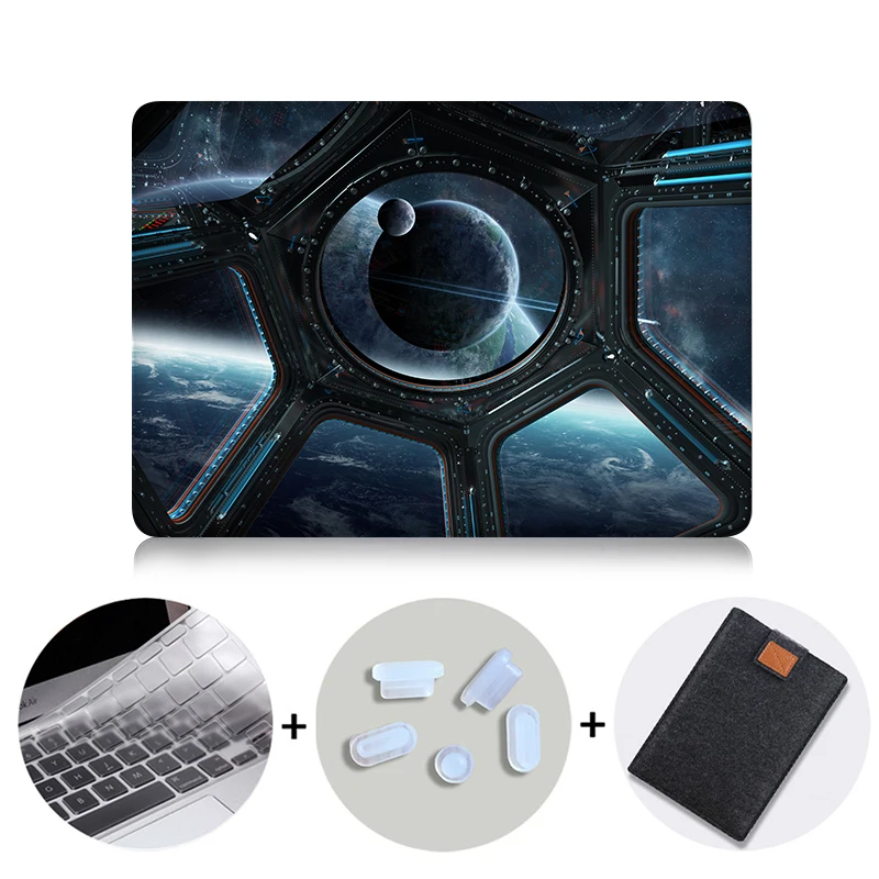 Чехол MTT для Macbook Air Pro retina 11, 12, 13, 15 дюймов, чехол с сенсорной панелью, космическая капсула, 13,3, 15,4 дюймов, чехол для ноутбука A1706, A1466 - Цвет: MB07