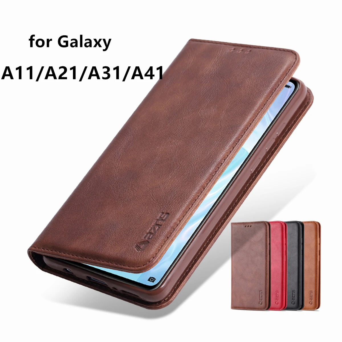 Чехол бумажник AZNS для Samsung Galaxy A11 A21 A21s A31 A41 A51 A71 4G 5G A81 A91 A70s|Бамперы| |