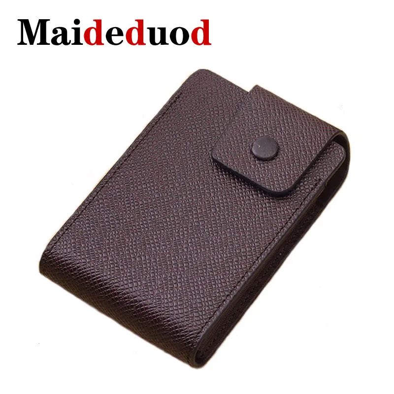 Maideduod 2019 модный держатель для визиток из искусственной кожи органайзер на