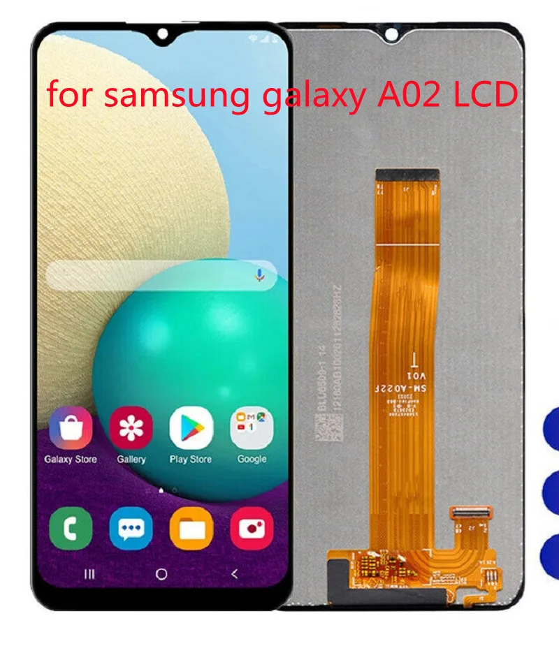 Pantalla LCD de repuesto para Samsung galaxy A02 A022, digitalizador con pantalla t&aacute;ctil, 6,5 Original, SM-A022F-0