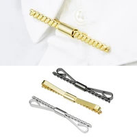 british style metal knitted tie clip shawl buckle pins and brooches jewelry luxury mens shirt collar needle for men accessories