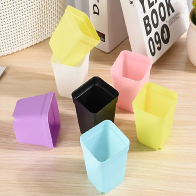 

Colorful succulent flower pot seedling small square pot plant plastic flower pot