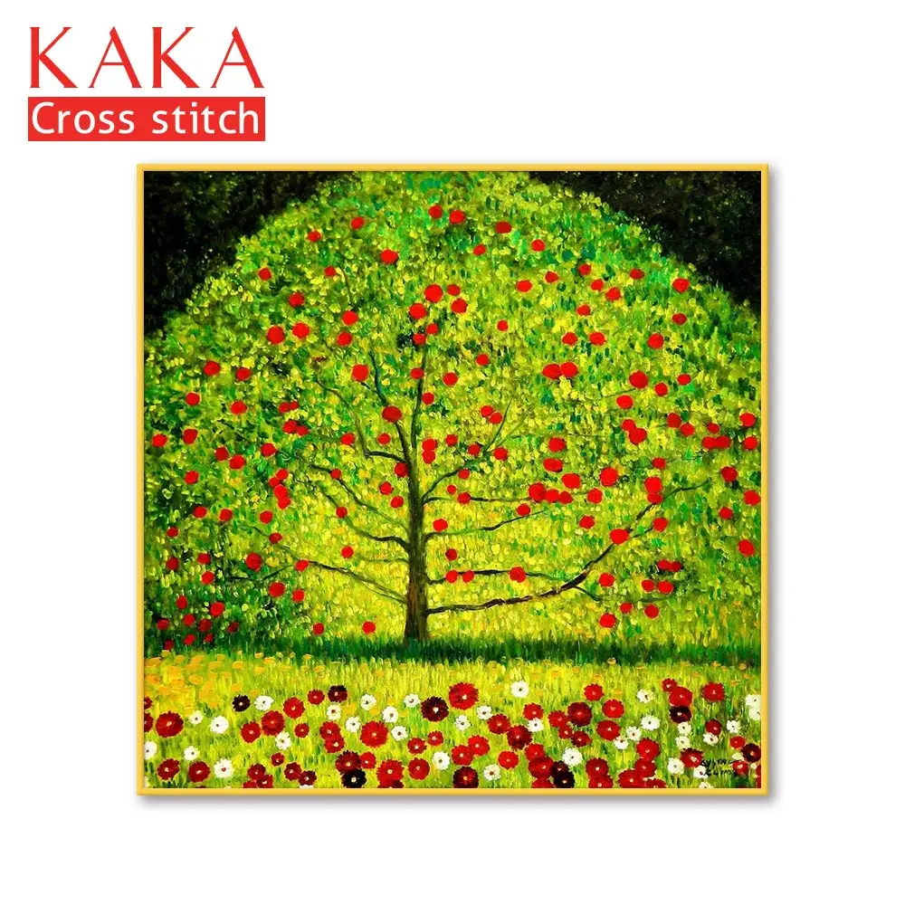 Наборы для вышивки крестиком наборы рукоделия с печатным рисунком 11ct холст