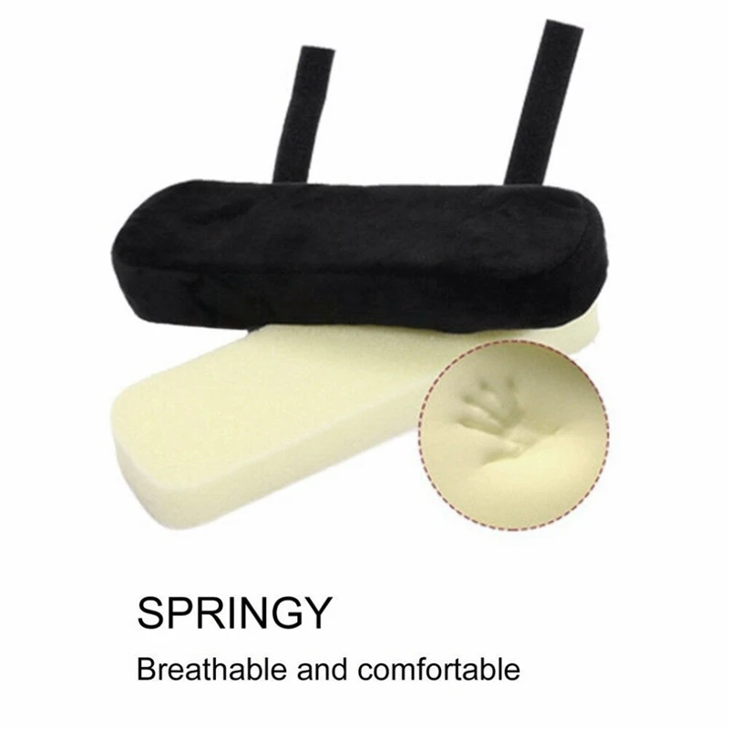 

2Pcs Chair Armrest Pad Memory Foam Comfy Office Chair Arm Rest Cover for Elbows