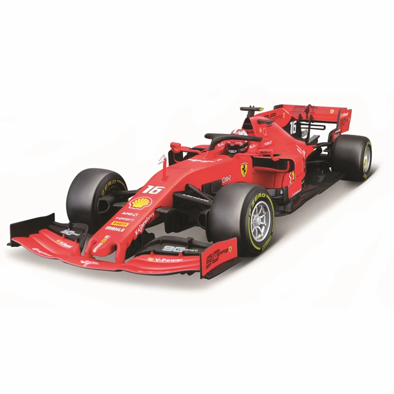 

Bburago 1:18 2019 SF90 F1 Racing #16 Charles Leclerc Formula Car Static Die Cast Vehicles Collectible Model Car Toys